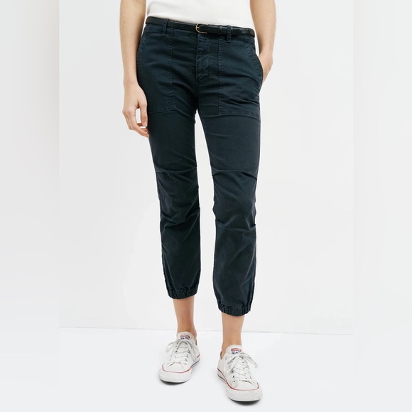 Nili Lotan Carbon Cropped Military Pants - Picture 1 of 8